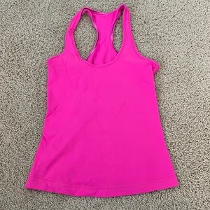 Lululemon hot pink tank size 4 sonic pink?